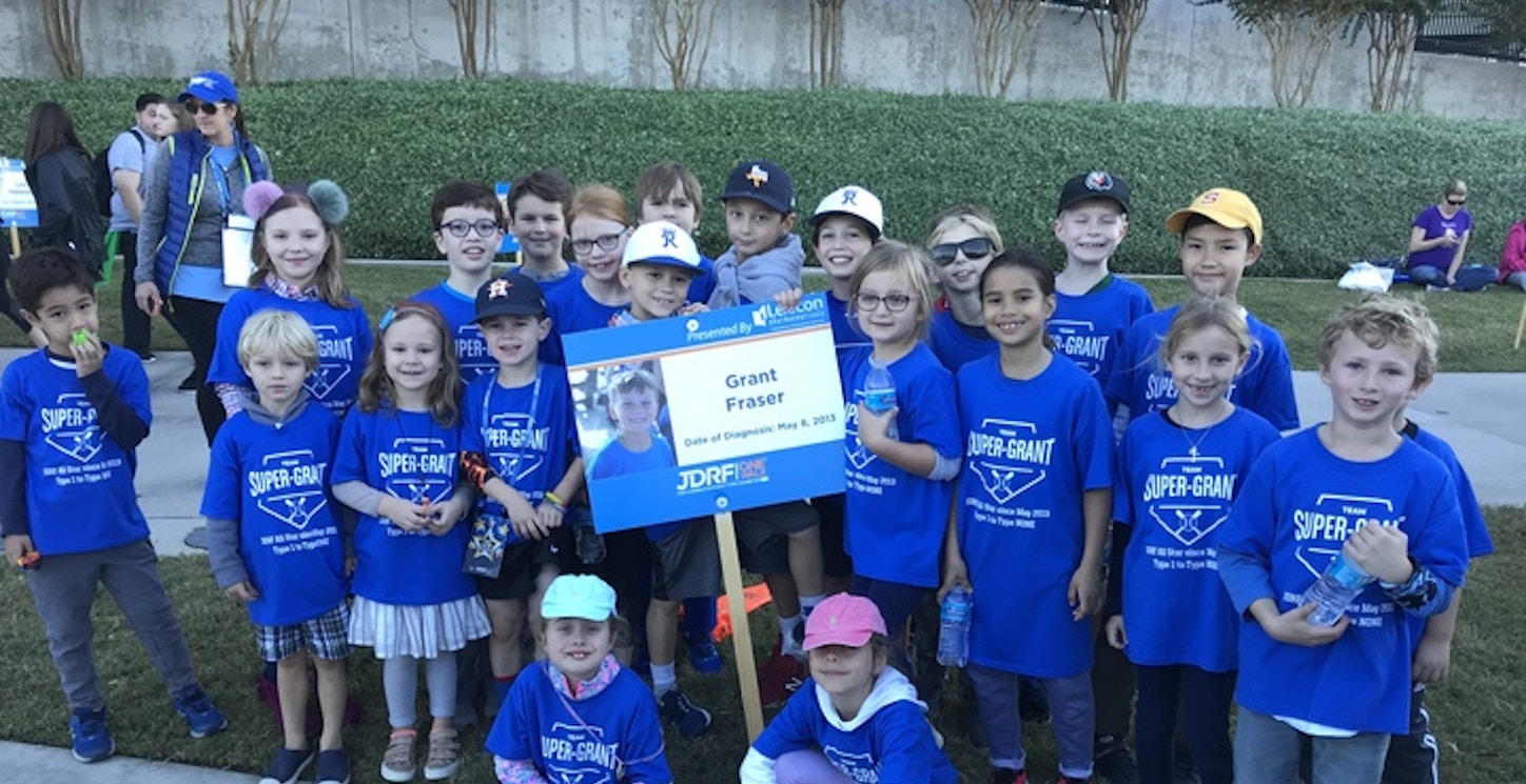 Picture of Jdrf Team Super Grant Custom T-Shirt Design Jdrf Team Super Grant T-Shirt Photo