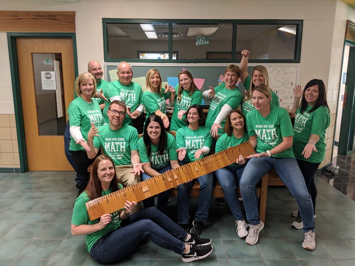 Math Teachers Rule! T-Shirt Photo