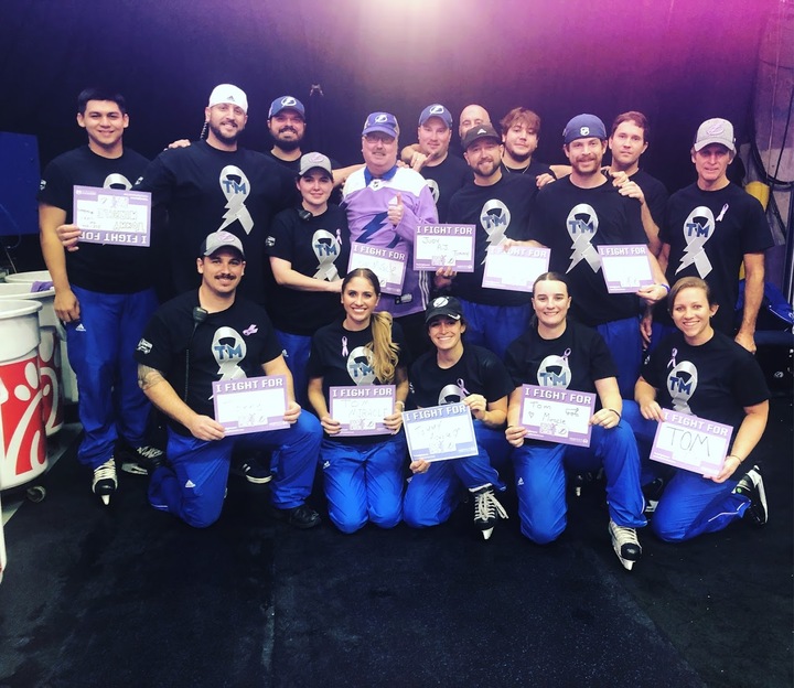 Ice Crew Surprises Zamboni Driver For Hockey Fights Cancer Night 2018  T-Shirt Photo