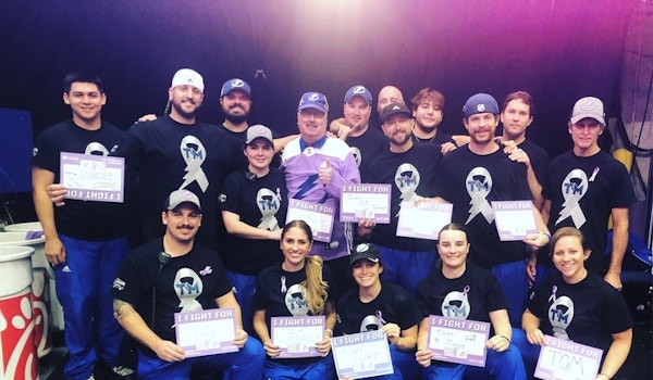 Ice Crew Surprises Zamboni Driver For Hockey Fights Cancer Night 2018  T-Shirt Photo