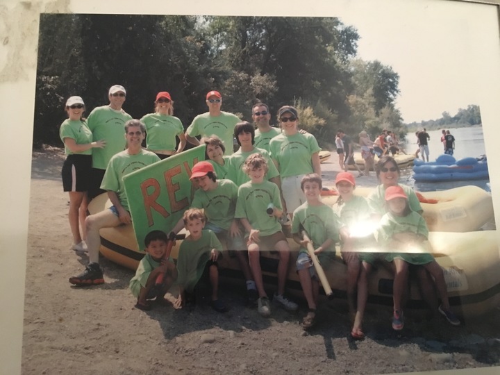 Rex Raf Rafting Teen Trip T-Shirt Photo