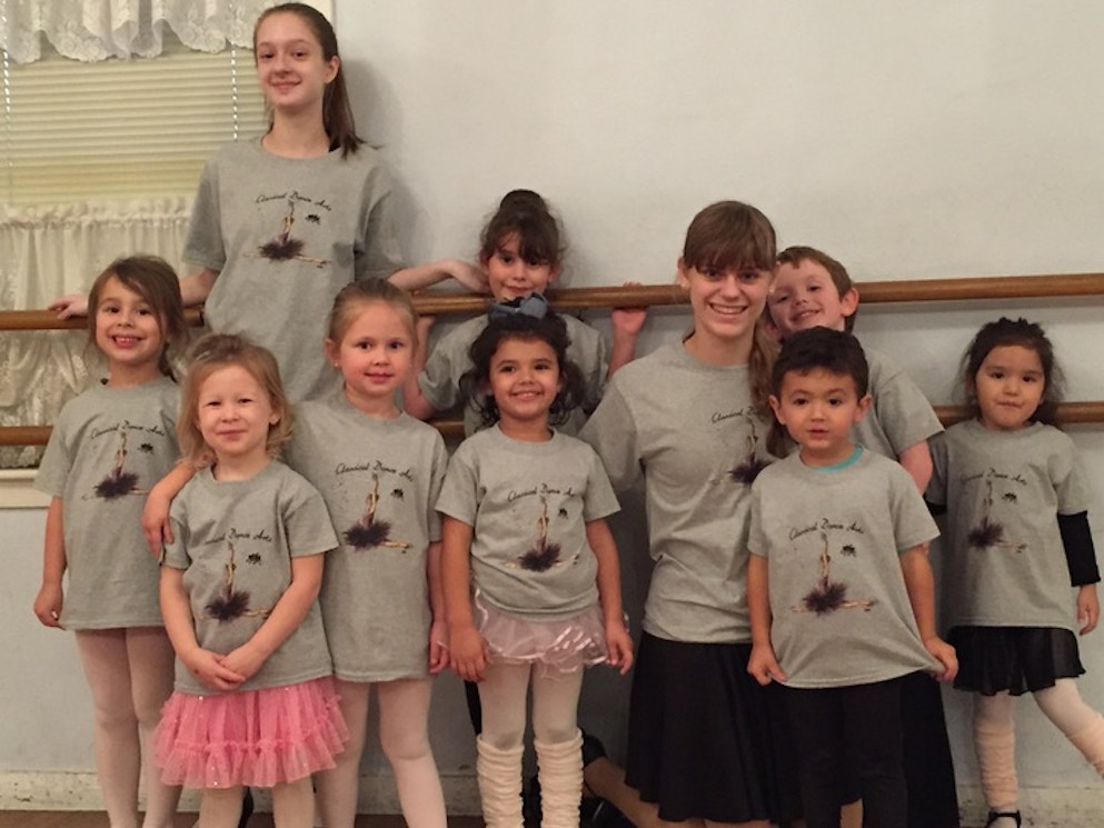 Classical Dance Arts' Preschool Ballet Class T-Shirt Photo
