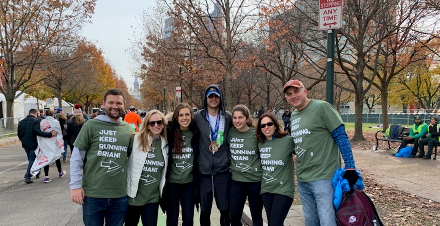 Picture of Just Keep Running Brian! Custom T-Shirt Design Just Keep Running Brian! T-Shirt Photo