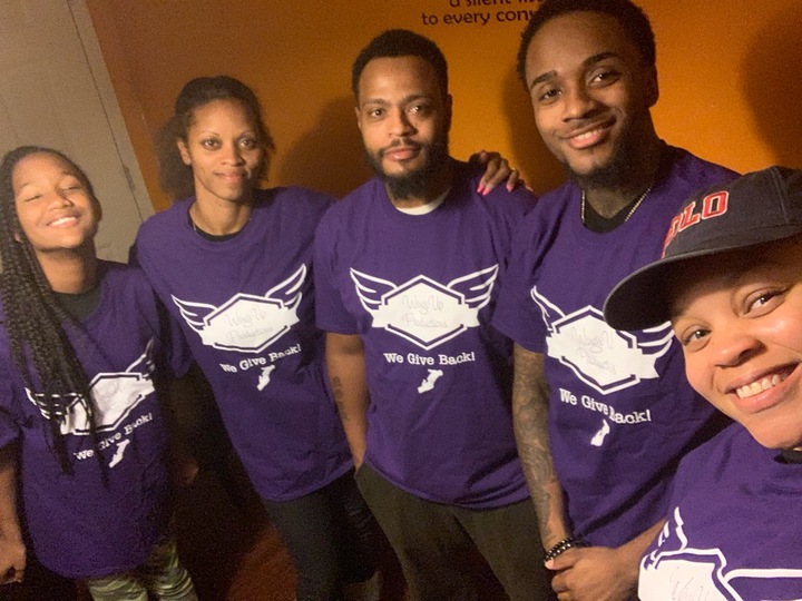 Charity Participant Teams T Shirts Purple Thanksgiving Volunteers