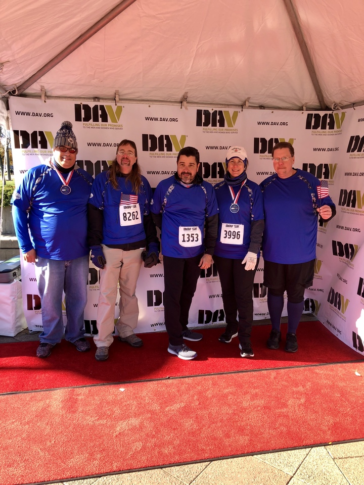 Disabled American Veterans 5 K In Cincinnati T-Shirt Photo