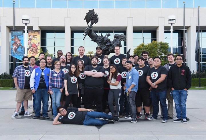 Blizzard Mecha Club Holiday Meet Up T-Shirt Photo