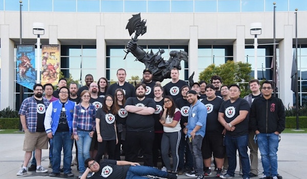 Blizzard Mecha Club Holiday Meet Up T-Shirt Photo