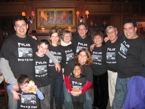 Family "Rocks 4 A Cure" With 12 Year Old Rock Star! T-Shirt Photo