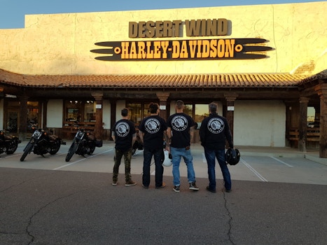 Four Island Boys Riding In The Desert Of Arizona ! T-Shirt Photo