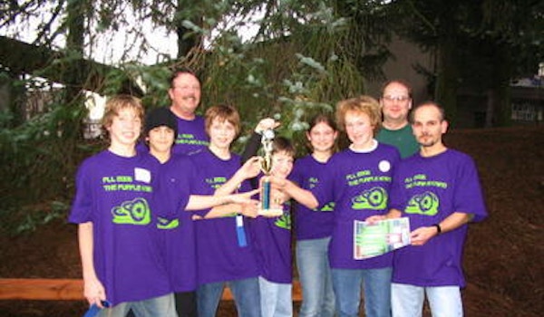 Purple Kiwis Win Award In Fll Robotics, Oregon T-Shirt Photo
