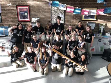 It's Art Club Picture Day! T-Shirt Photo