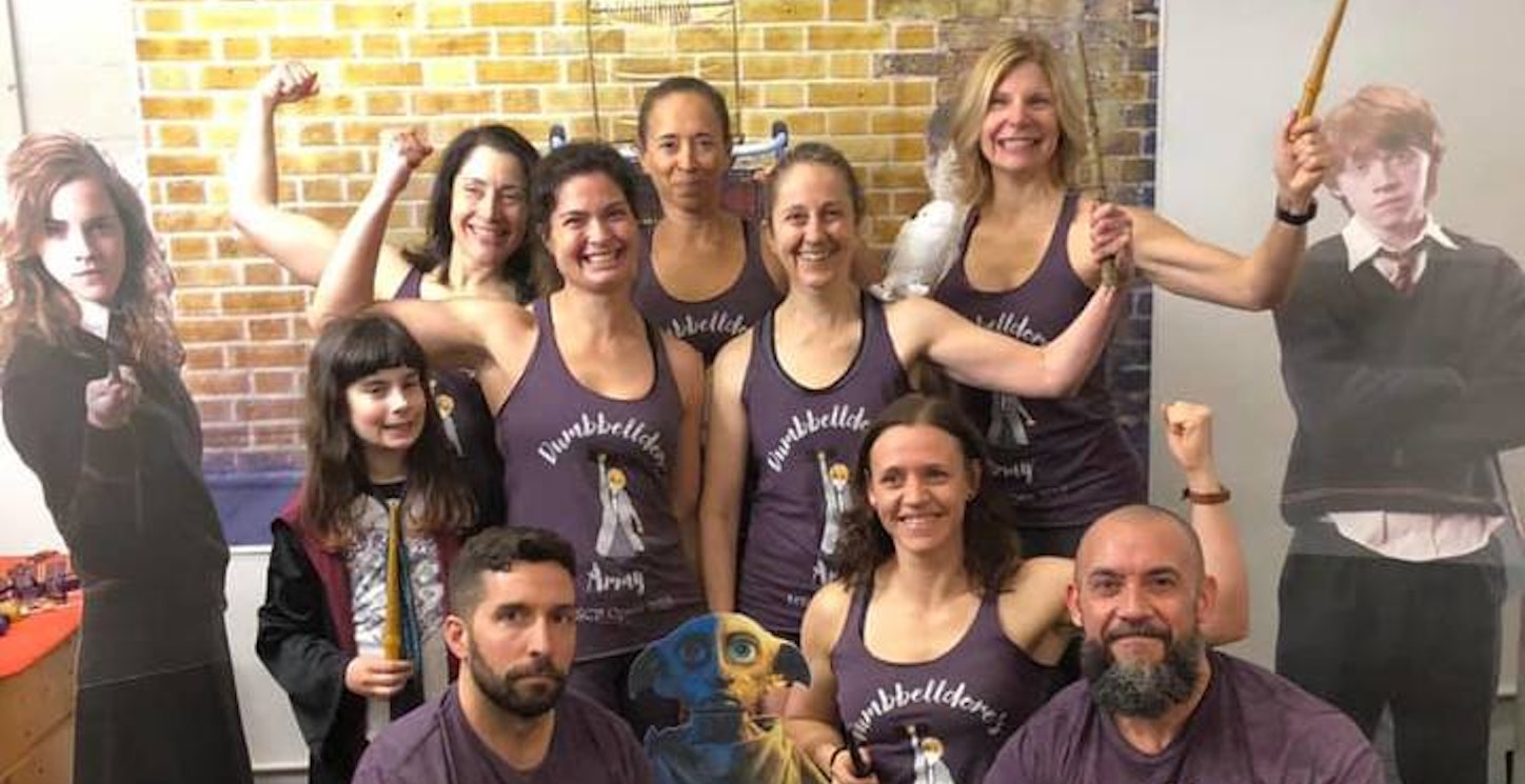 Picture of Cross Fit Open 19.1 Dumbbelldore's Army Works Its Magic Custom T-Shirt Design Cross Fit Open 19.1 Dumbbelldore's Army Works Its Magic T-Shirt Photo