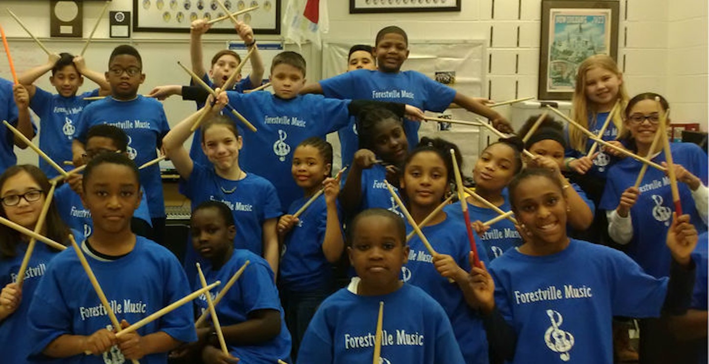 Forestville Road Elementary Percussion Ensemble T-Shirt Photo