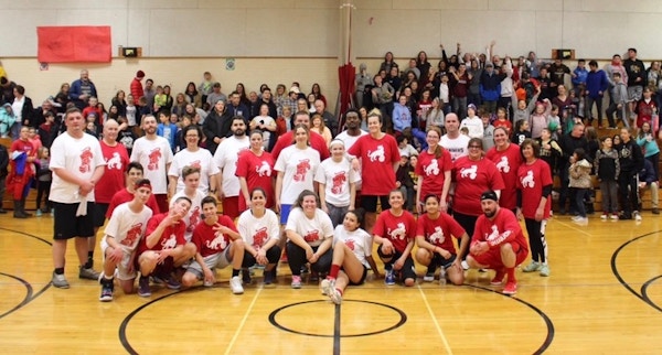 Student & Staff Basketball Game T-Shirt Photo