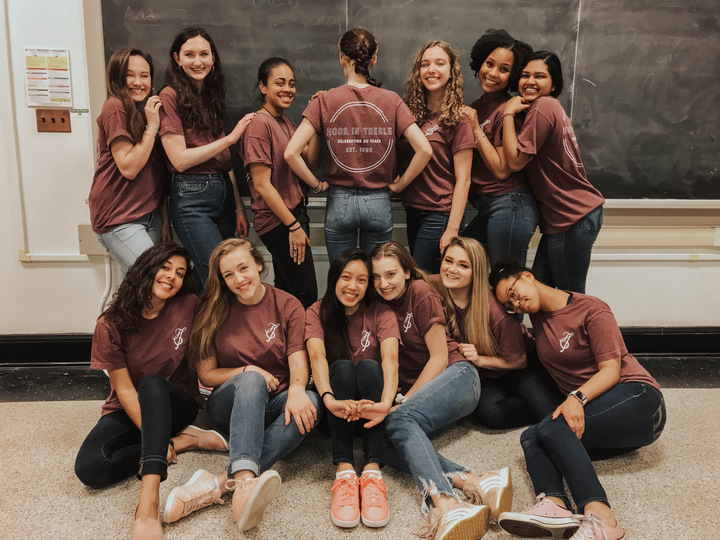 Nationally Acclaimed A Cappella Group "Hoos In Treble" In Their New Custom Ink Shirts! T-Shirt Photo