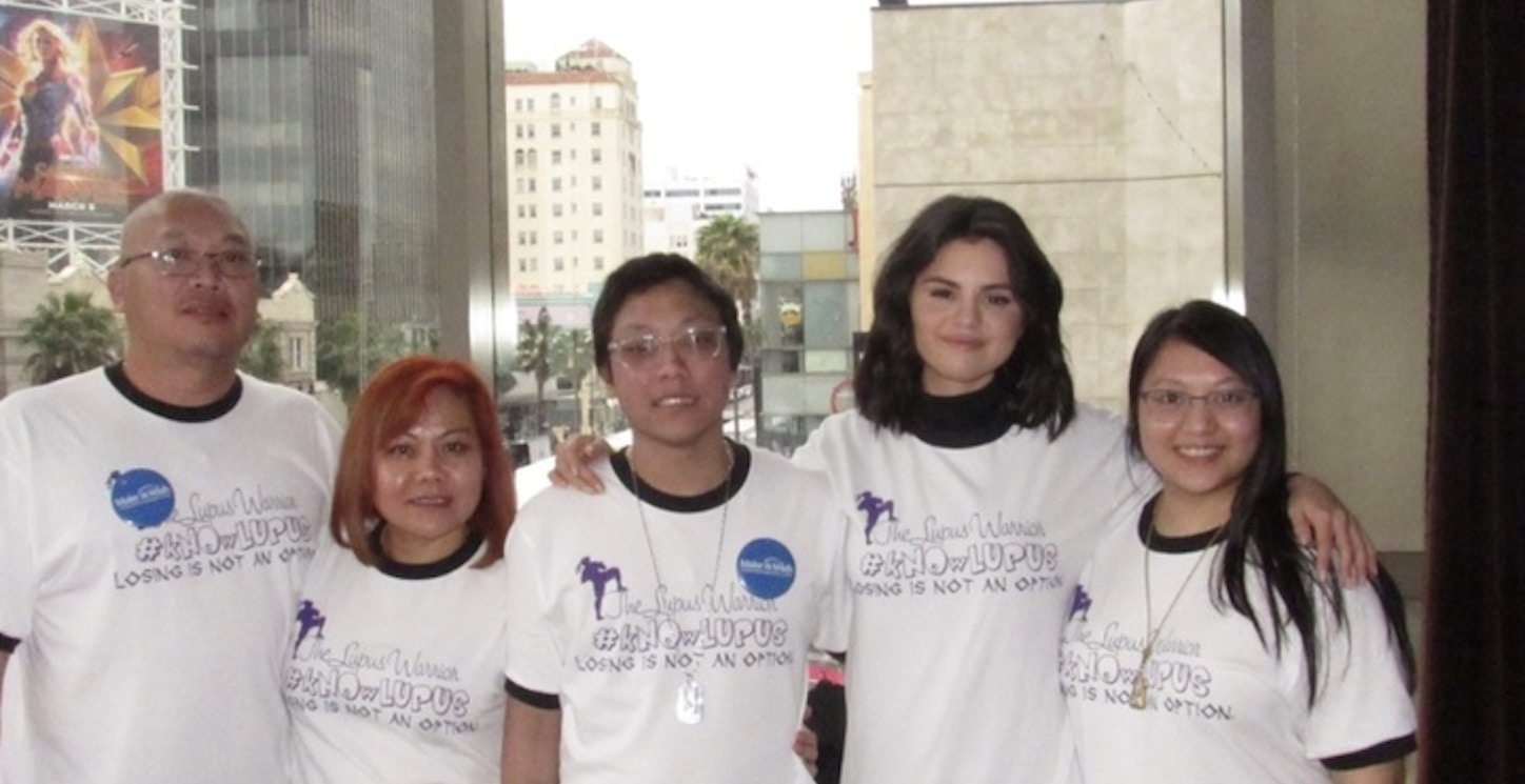Selena Gomez And The Lupus Warrior Llc T-Shirt Photo