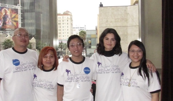 Picture of Selena Gomez And The Lupus Warrior Llc Custom T-Shirt Design Selena Gomez And The Lupus Warrior Llc T-Shirt Photo