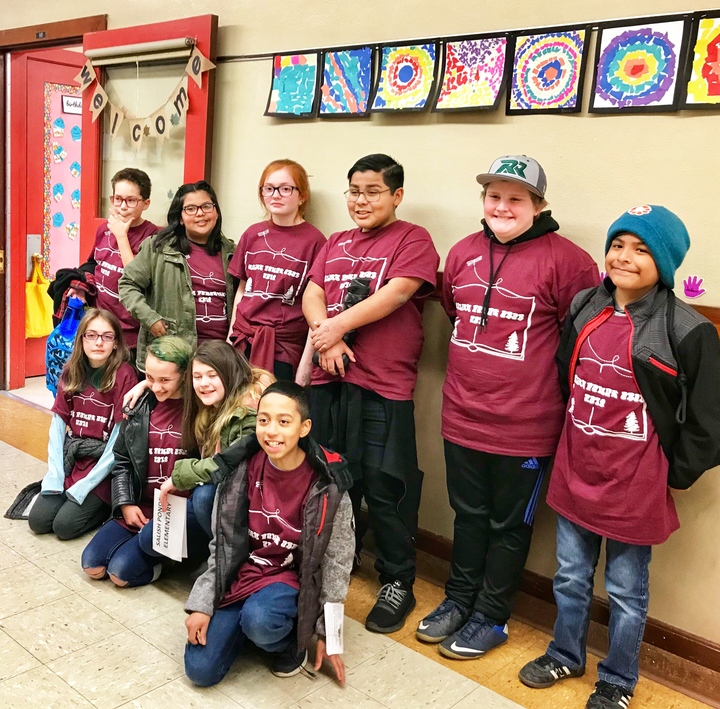 Salish Ponds Students At The Obob Regionals T-Shirt Photo