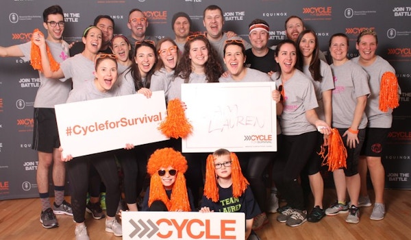Team Lauren At Cycle For Survival T-Shirt Photo