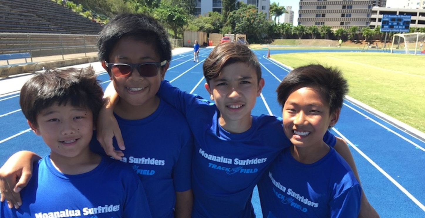 Track Returns To Moanalua School T-Shirt Photo