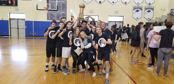 Patterson Mill High School Staff V Students Basketball Game 2019 T-Shirt Photo