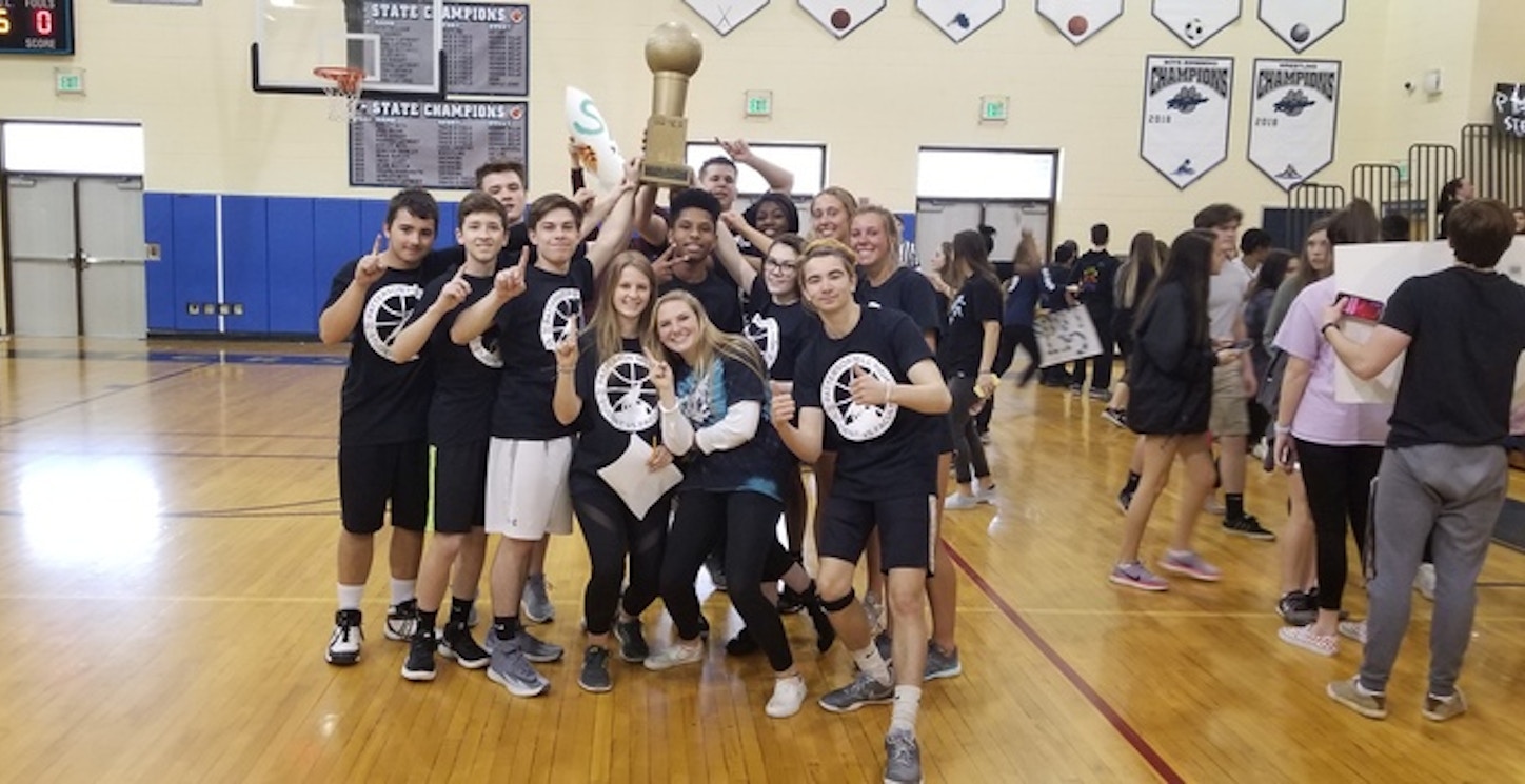 Patterson Mill High School Staff V Students Basketball Game 2019 T-Shirt Photo