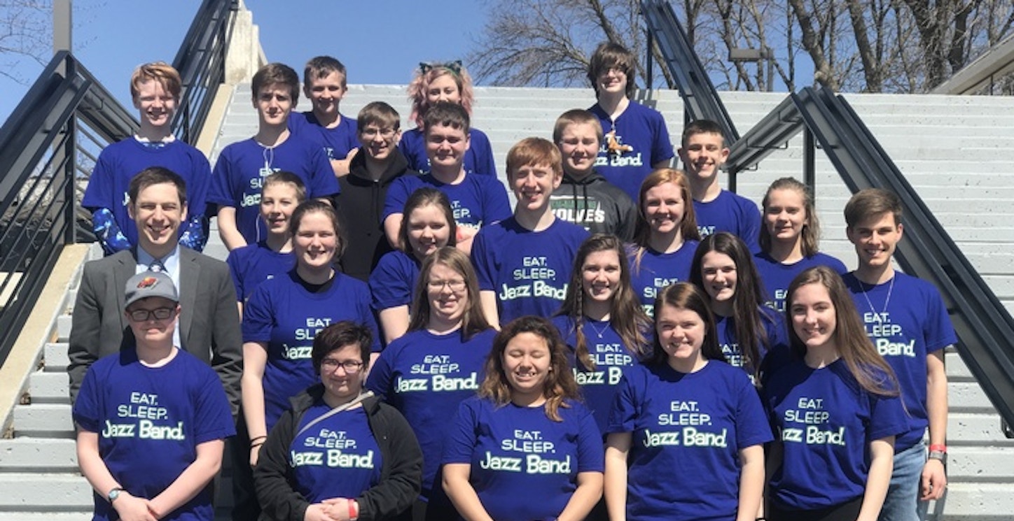 Wolves Jazz Place 7th In The State! T-Shirt Photo