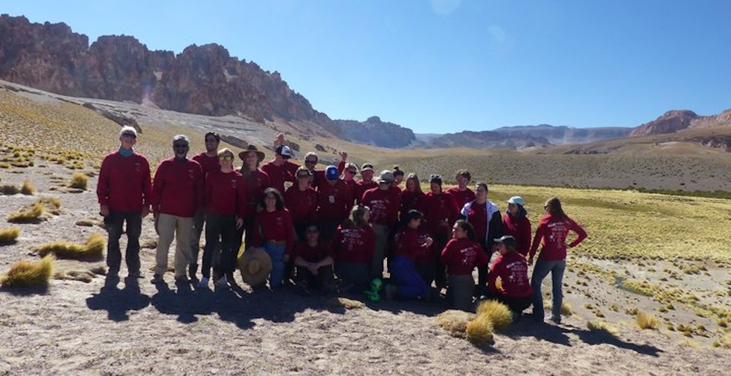 Osu Geoclub In The Central Andes Mountains T-Shirt Photo