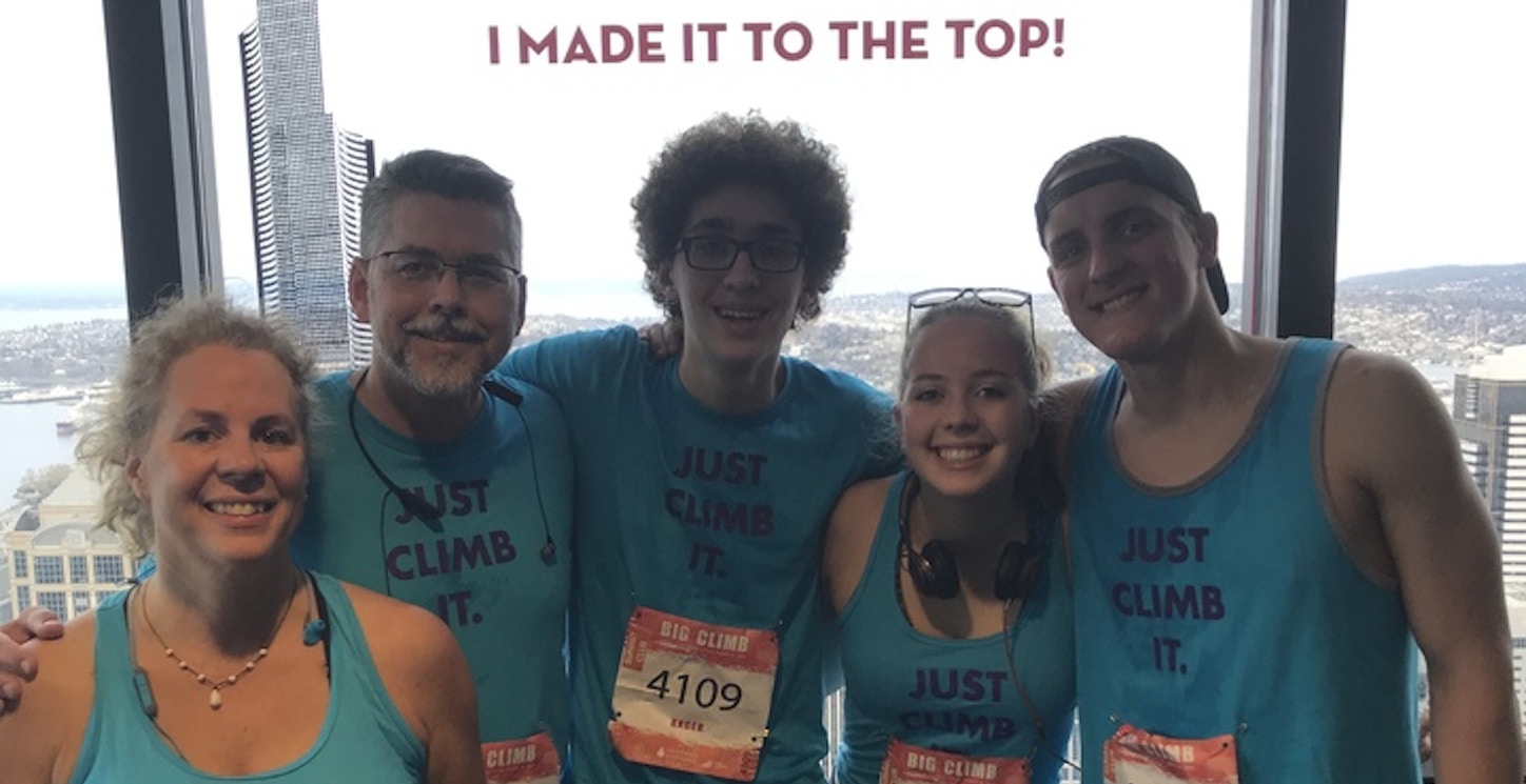 Picture of We Climbed It!! Custom T-Shirt Design We Climbed It!! T-Shirt Photo