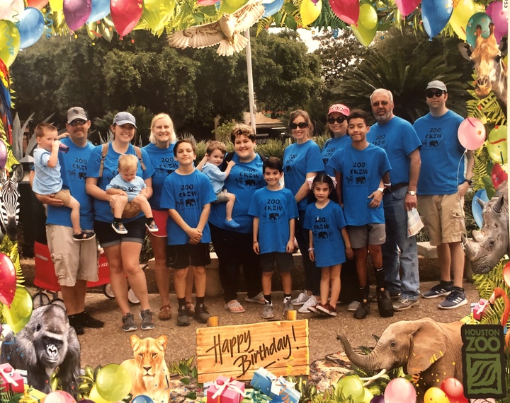 Maverick & Lux Turn Two At The Zoo! T-Shirt Photo