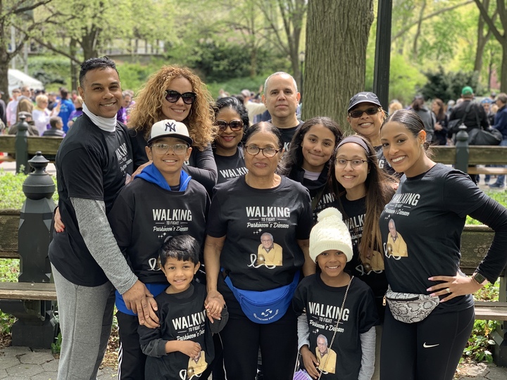 Team Chadee Walks To Fight Parkinson's Disease  T-Shirt Photo