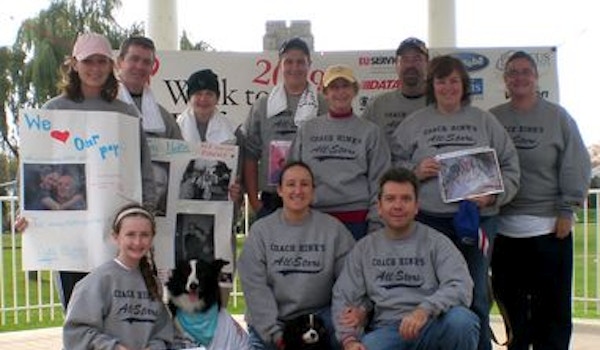 Coach Hink's All Stars In The 2009 Walk To Defeat Als T-Shirt Photo