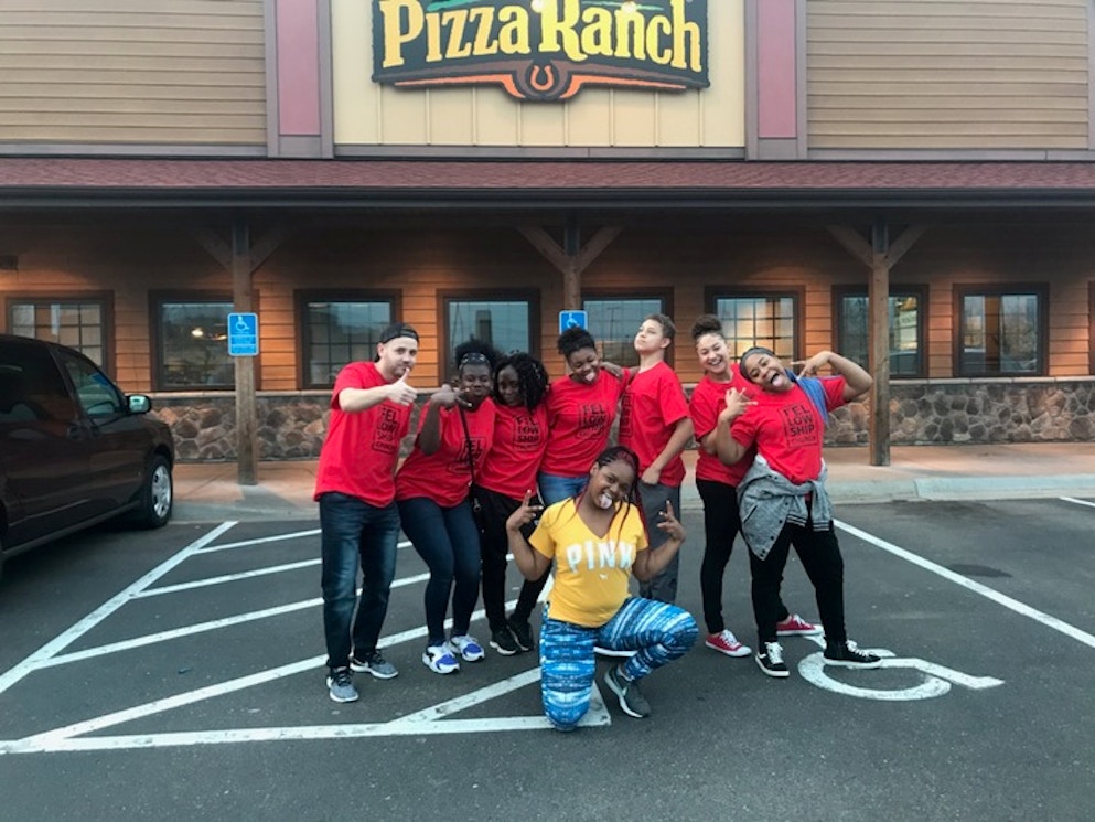 Having Fun Serving At Pizza Ranch! T-Shirt Photo