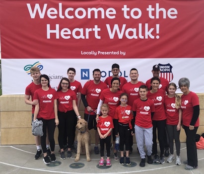 Heart Walk For #Teamstef T-Shirt Photo