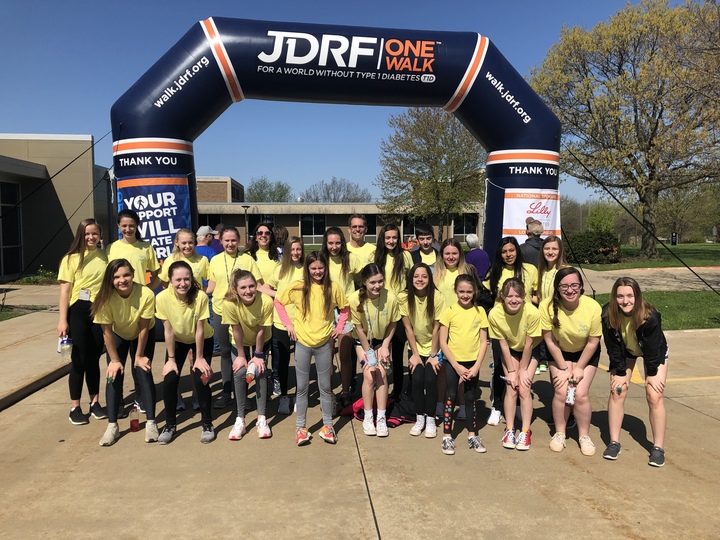 Team Grace Walking For A Cure For Type 1 Diabetes  T-Shirt Photo