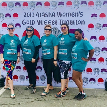 Team Naturally Golden Takes On The Gold Nugget Tri T-Shirt Photo