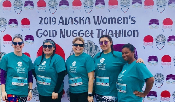 Team Naturally Golden Takes On The Gold Nugget Tri T-Shirt Photo