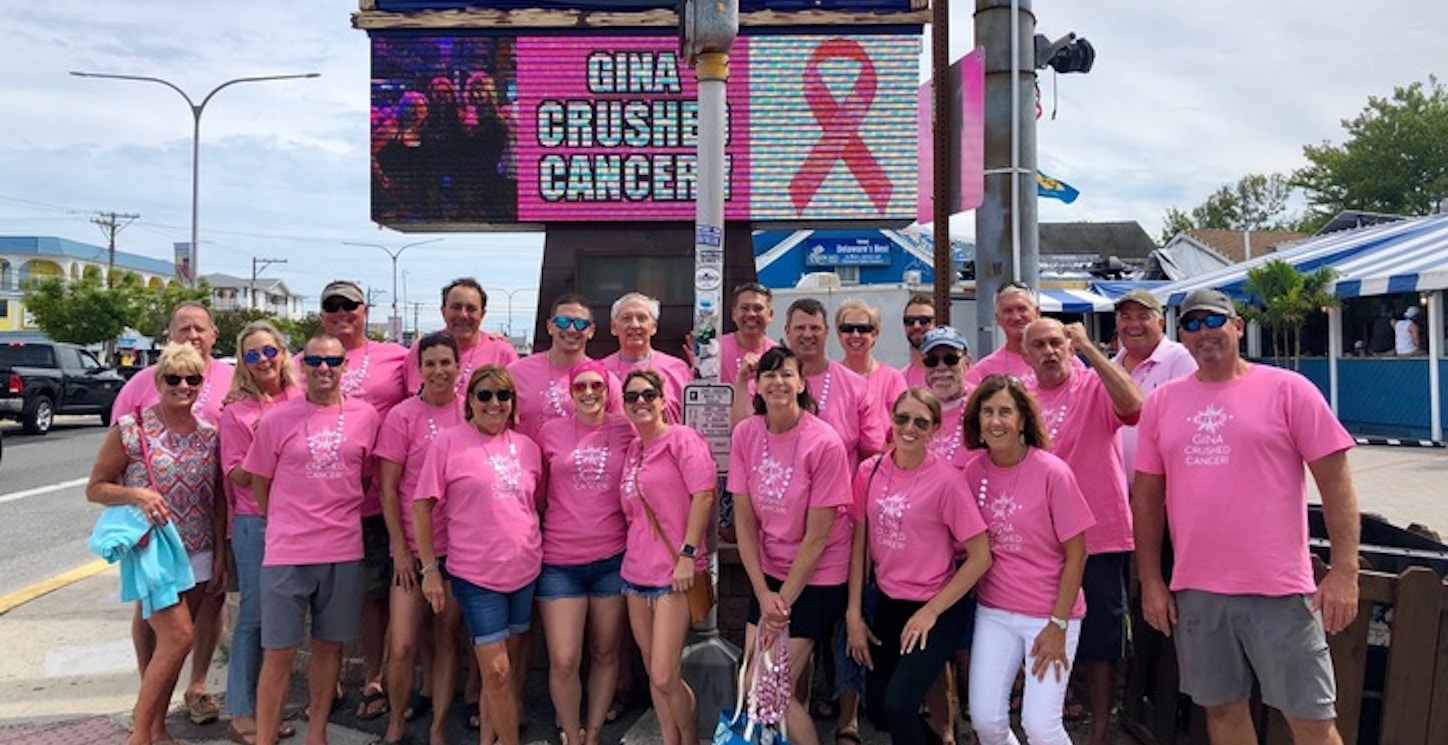 Gina Crushed Cancer! T-Shirt Photo