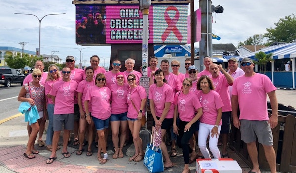 Picture of Gina Crushed Cancer! Custom T-Shirt Design Gina Crushed Cancer! T-Shirt Photo