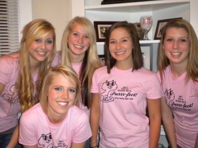 Kitty Family Night T-Shirt Photo