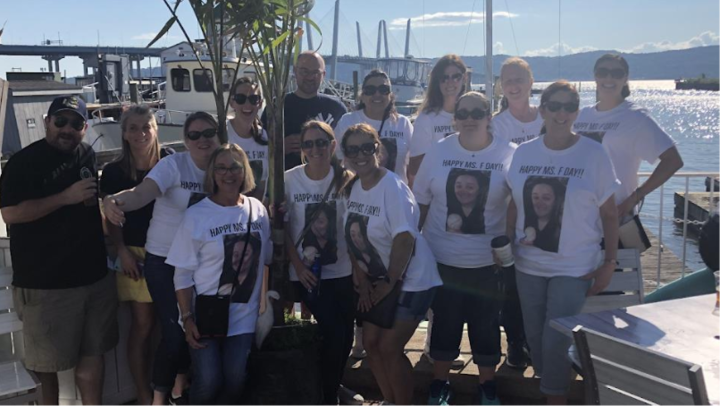 Ossining Teachers Take On A Yankee Game Wearing Custom Ink T   Shirts T-Shirt Photo