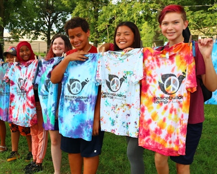 Peacebuilders Camp Tie Dye T-Shirt Photo