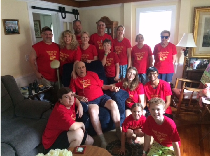 Rolling Acres Farm Family Photo T-Shirt Photo