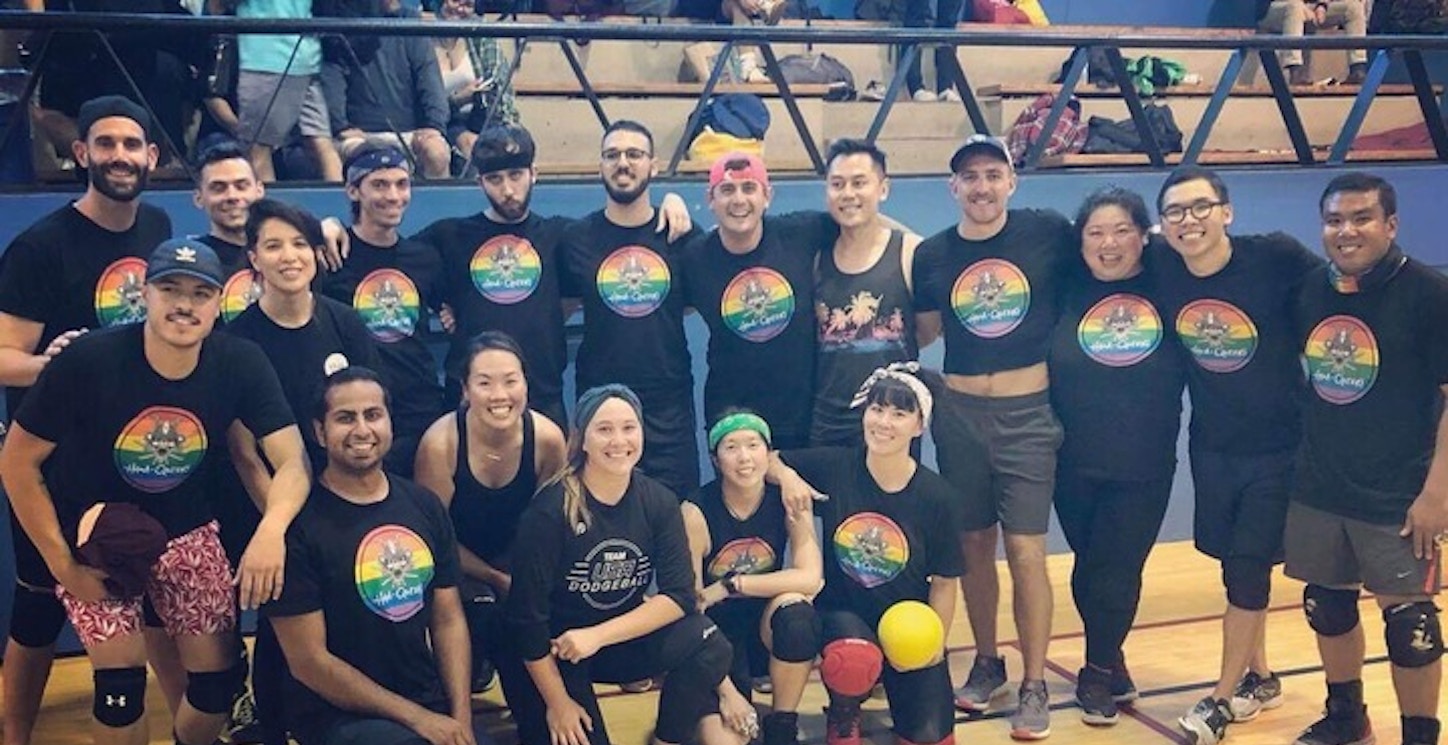 Hara Queeri, A Dodgeball Team Of Rainbow Warriors T-Shirt Photo