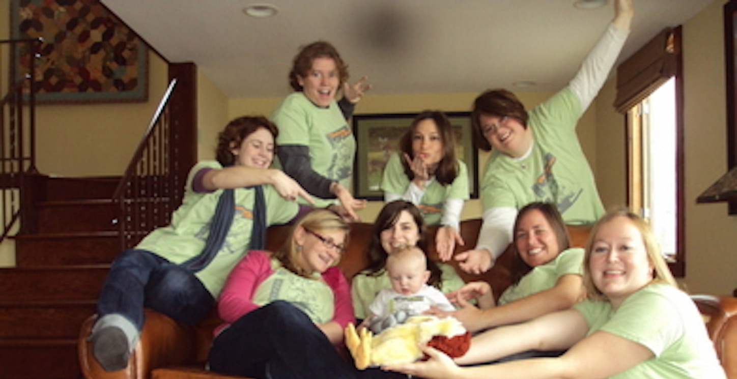 Ladies Of The Fest And Our Mascot, Amos. T-Shirt Photo