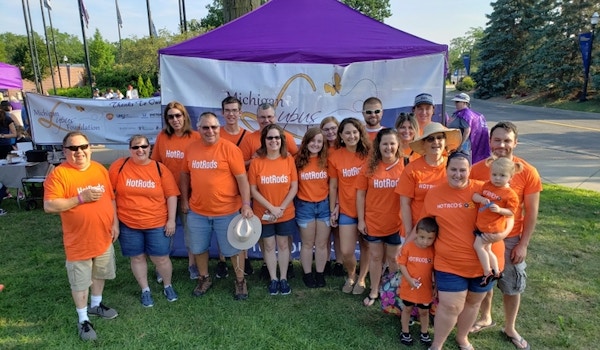 Picture of Lupus Michigan Walk Custom T-Shirt Design Lupus Michigan Walk T-Shirt Photo