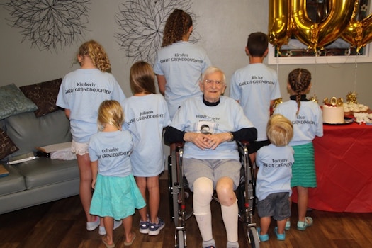 Dick's Great Grandchildren T-Shirt Photo