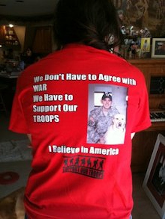 I Believe In American Soldiers T-Shirt Photo