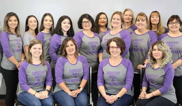 Picture of Dorothy Hall Elementary Staff Picture Custom T-Shirt Design Dorothy Hall Elementary Staff Picture T-Shirt Photo
