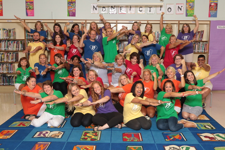 Rfes Staff Superheroes T-Shirt Photo
